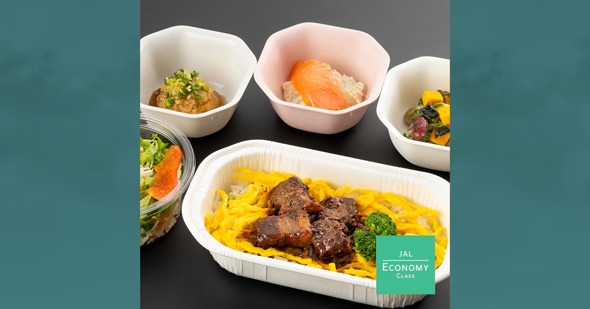 JAL国際線 エコノミークラス 機内食