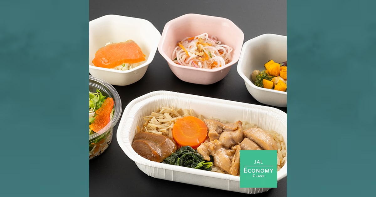 JAL国際線 エコノミークラス 機内食