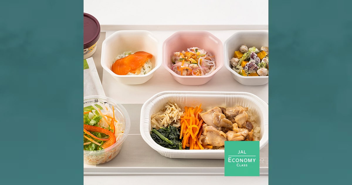 JAL国際線 エコノミークラス 機内食