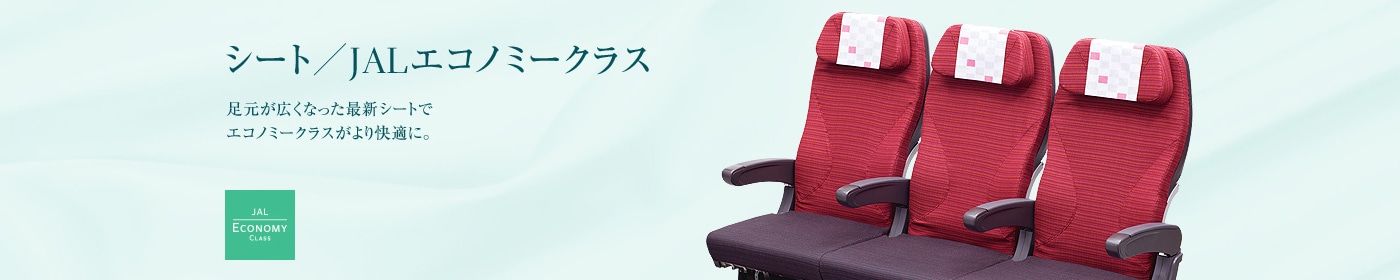 シート エコノミークラス Jal国際線