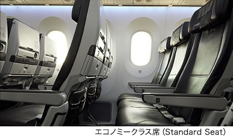 エコノミークラス席（Standard Seat）