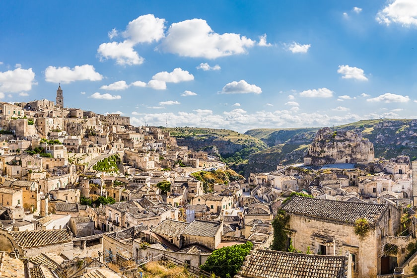 マテーラの街並み