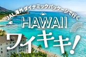 JAL海外ダイナミックパッケージで行く HAWAII ワイキキ！