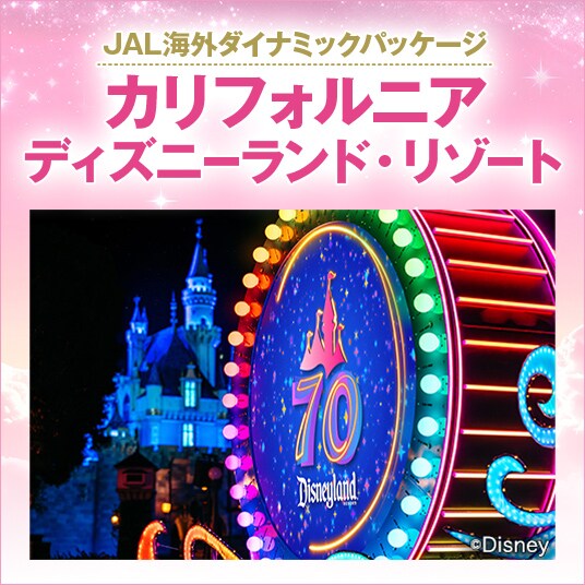 JAL海外ダイナミックパッケージ カリフォルニア ディズニーランド・リゾート