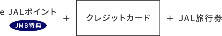 e JALポイント JMB特典＋クレジットカード＋JAL旅行券
