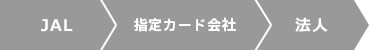JAL > 指定カード会社 > 法人