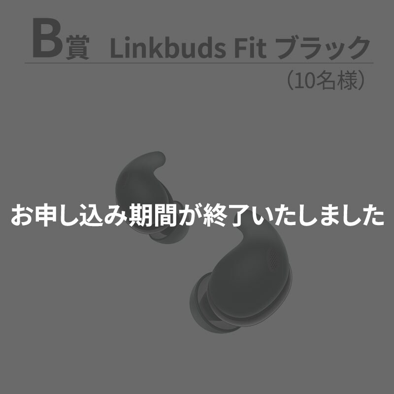 B賞 お申し込み期間が終了いたしました