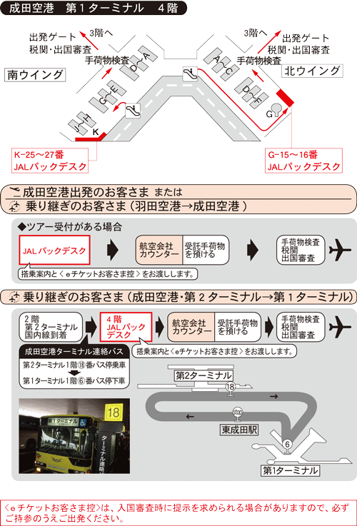 成田国際空港 第1ターミナル 4階