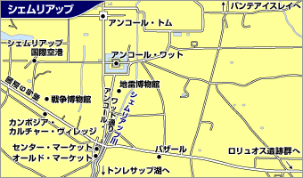 シェムリアップ地図
