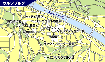 ザルツブルグ地図