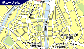 チューリッヒ地図
