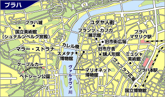 プラハ地図