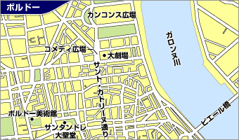 ボルドー地図