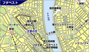 ブダペスト地図