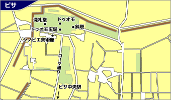 ピサ地図