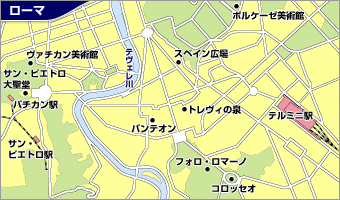 ローマ地図