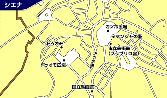 シエナ地図