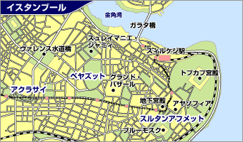 イスタンブール地図
