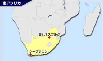 南アフリカ地図
