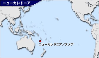 ニューカレドニア地図