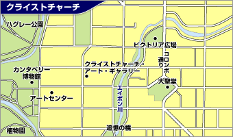 クライストチャーチ地図