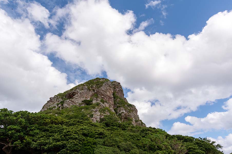 Find coastal views at Mount Gusuku