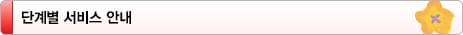 단계별 서비스 안내