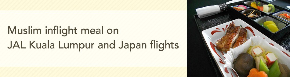 Muslim inflight meal on JAL Kuala Lumpur and Japan flights - JAPAN