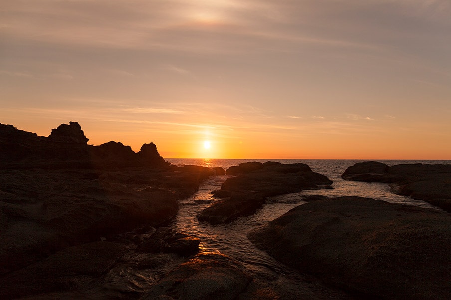 See the Sea of Japan from Senjojiki Coast