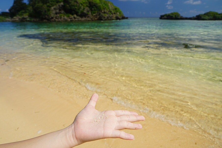 Hoshizuna Beach: Sand in the shape of a star