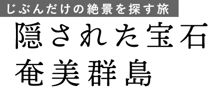 じぶんだけの絶景を探す旅隠された宝石奄美群島