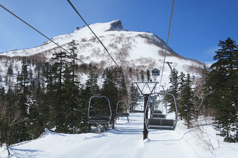 Try backcountry skiing at the Kurodake Ski Resort