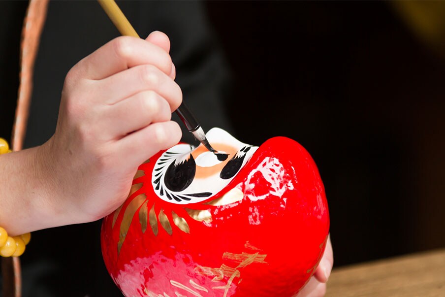 Make a wish at the Jindaiji Daruma Doll Fair