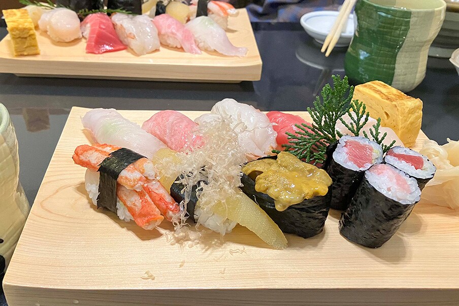 Sushi in Shiogama