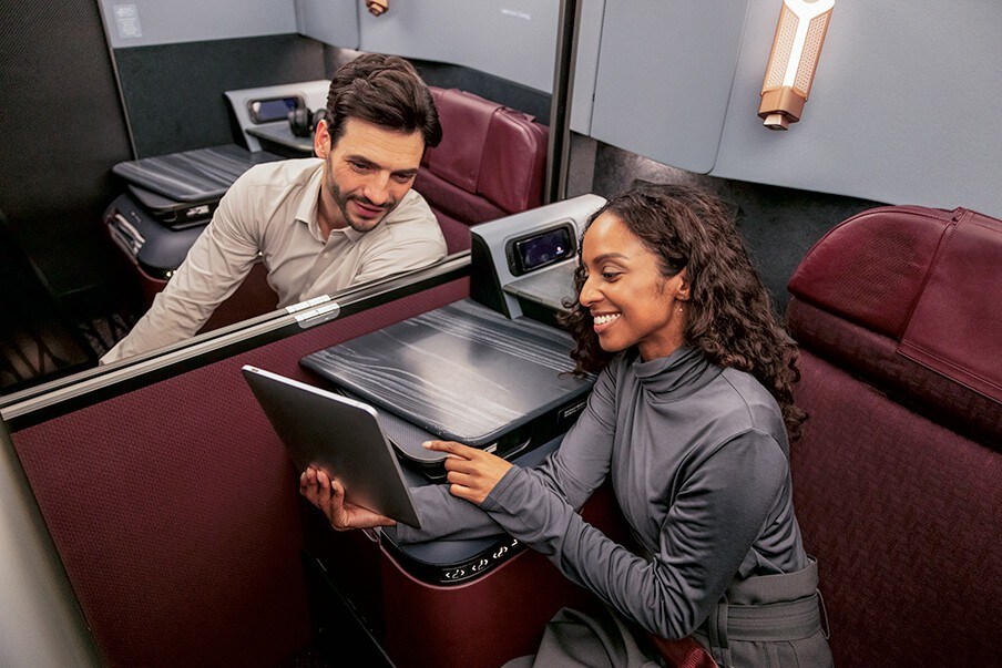In-flight entertainment and onboard Wi-Fi