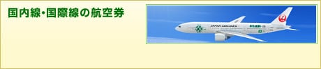 国内線・国際線の航空券