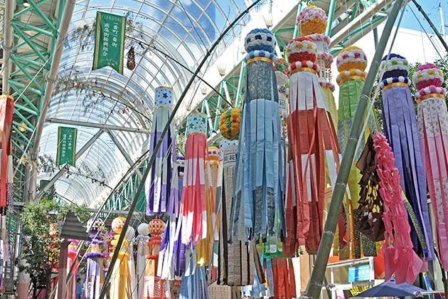 An elaborate star festival: Tanabata Matsuri