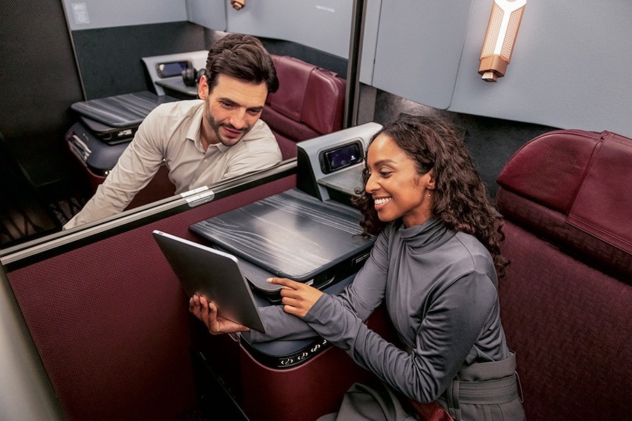 In-flight entertainment and onboard Wi-Fi