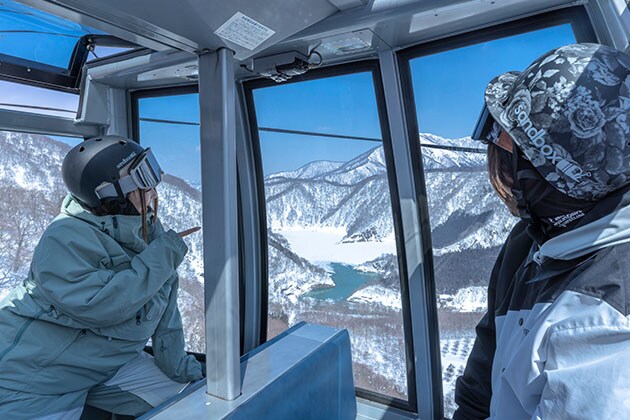 Dragondola and Tashiro Ropeway - connection to Kagura