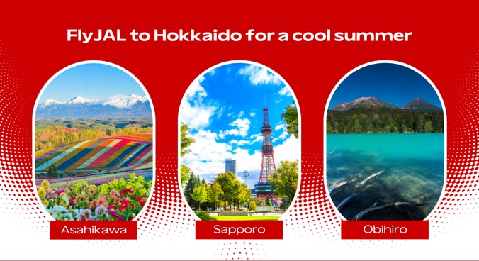FlyJAL to Hokkaido for a cool summer
