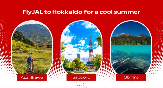 FlyJAL to Hokkaido for a cool summer