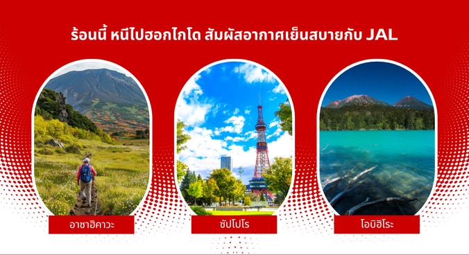 ร้อนนี้ หนีไปฮอกไกโด สัมผัสอากาศเย็นสบายกับ JAL
