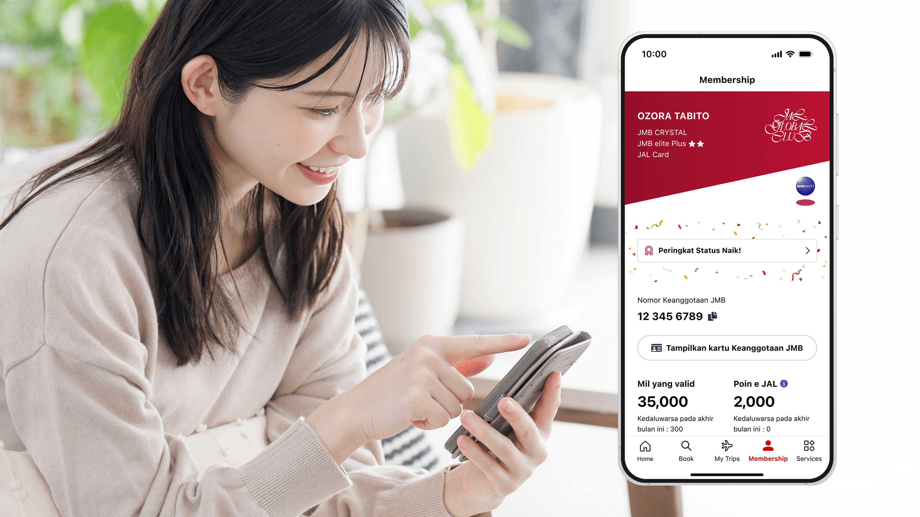 Miles dan Status Anda, Selalu Terkini.