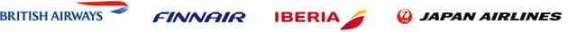 BRITISH AIRWAYS, FINNAIR, IBERIA, JAPAN AIRLINES
